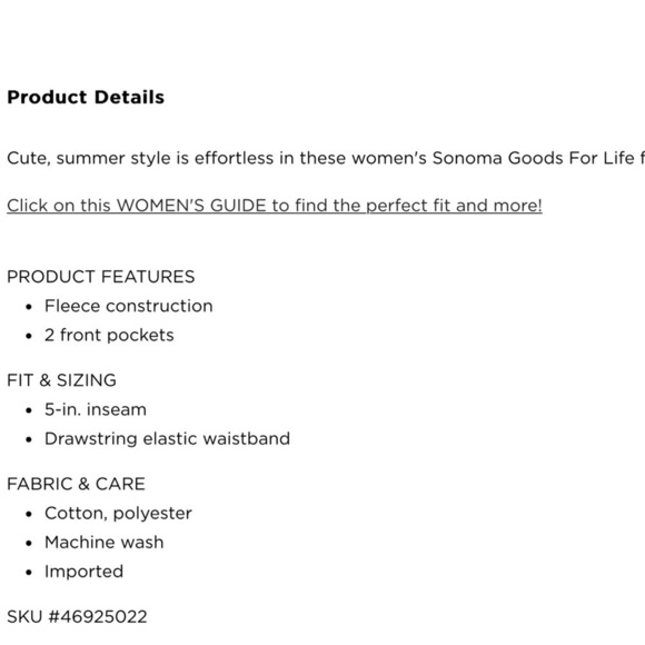 Sonoma fleece shorts woman’s size 1X
color called mint star NWT Drawstri… - Picture 15 of 16